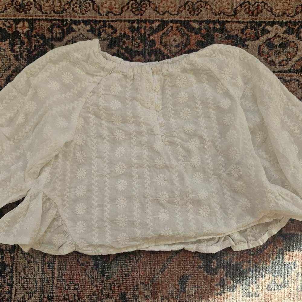 Zara Embroidered Blouse